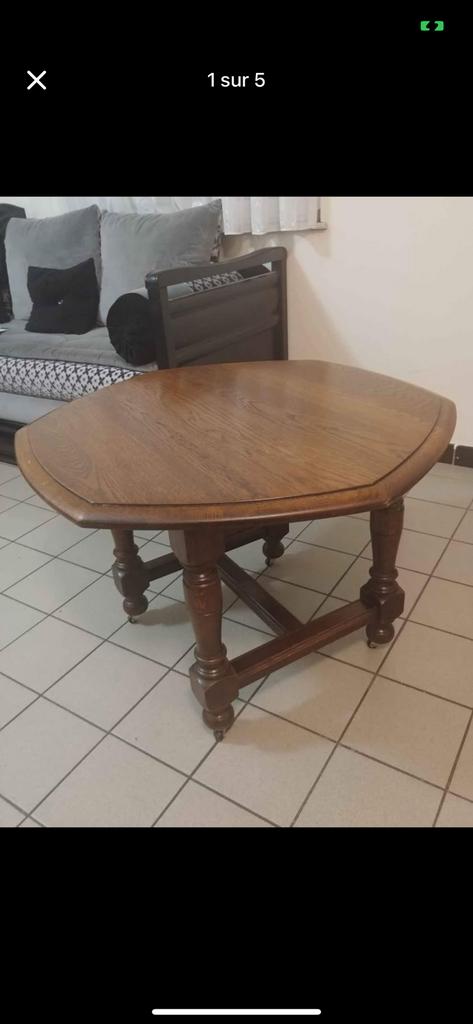 Table en bois, Maison & Meubles, Enlèvement, Utilisé