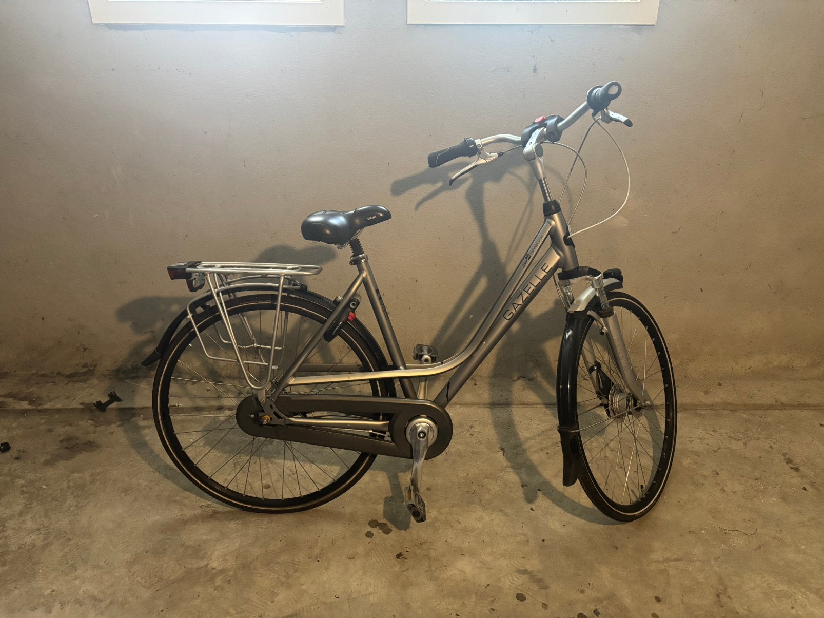 Damesfiets gazelle, Ophalen