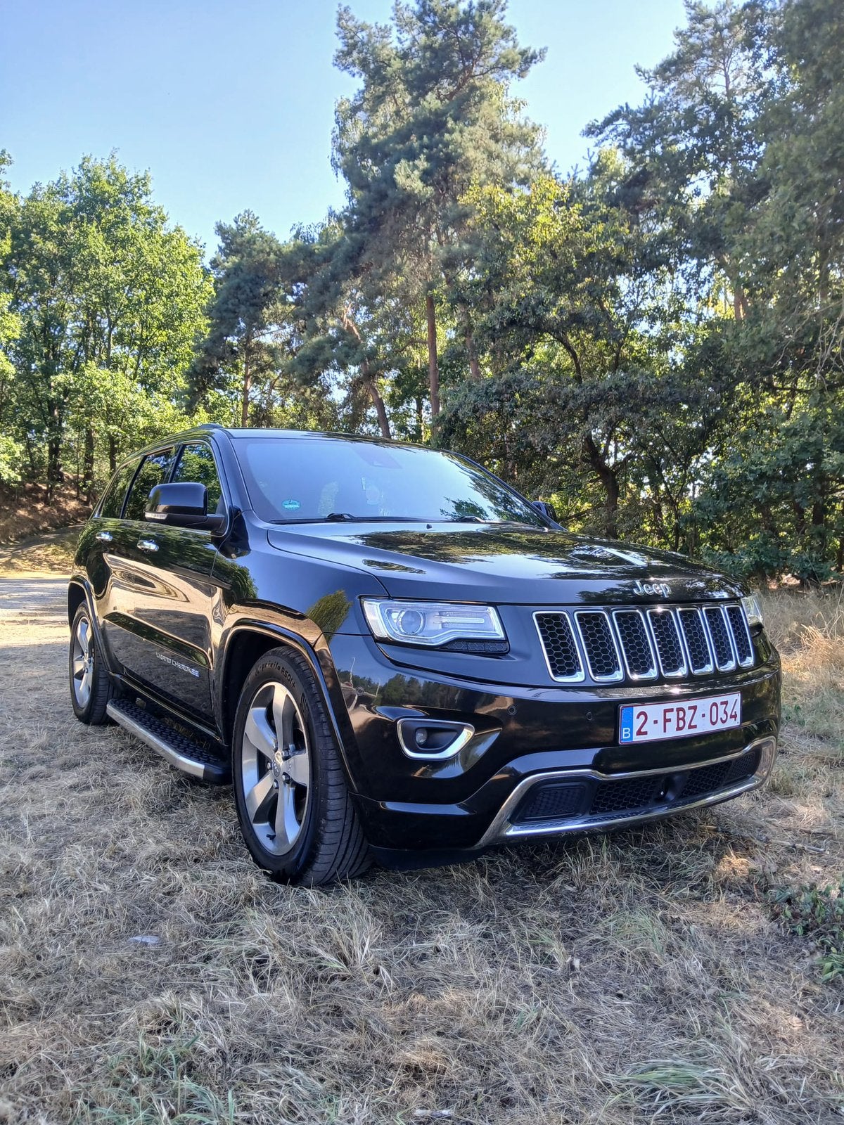 Jeep Grand Cherokee 3.0 V6 (250pk) 2015 -euro6– FULL OPTION!, Auto's, Jeep, Automaat, Zwart, Leder, Diesel