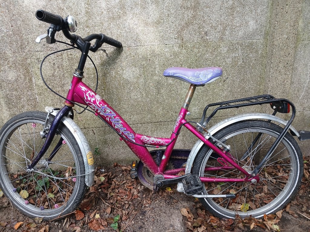 Meisjesfiets, Ophalen, Gebruikt, 18 inch