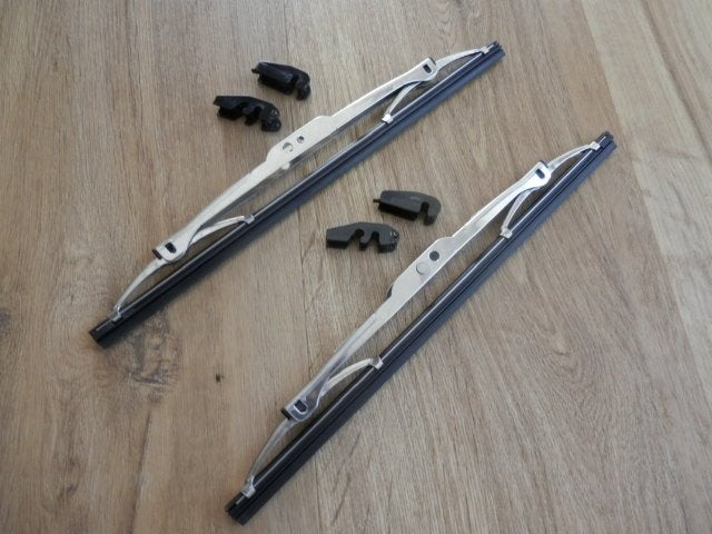 Ruitenwisser bladen chroom 28 cm. o.a. VW Kever, Auto diversen, Auto-accessoires, Nieuw, Ophalen