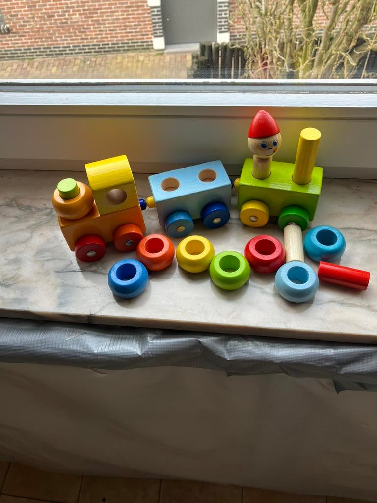 Houten speelgoed, Ophalen of Verzenden, Zo goed als nieuw