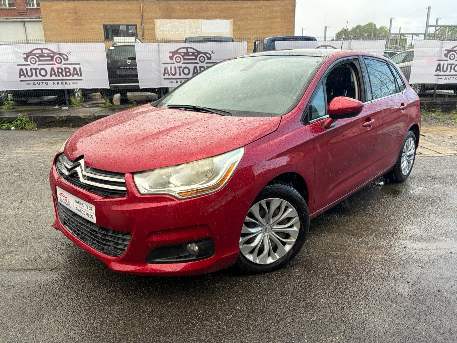 Citroen C4 1.4i VTi Attraction, Autos, Rouge, Euro 5, Achat, Entreprise