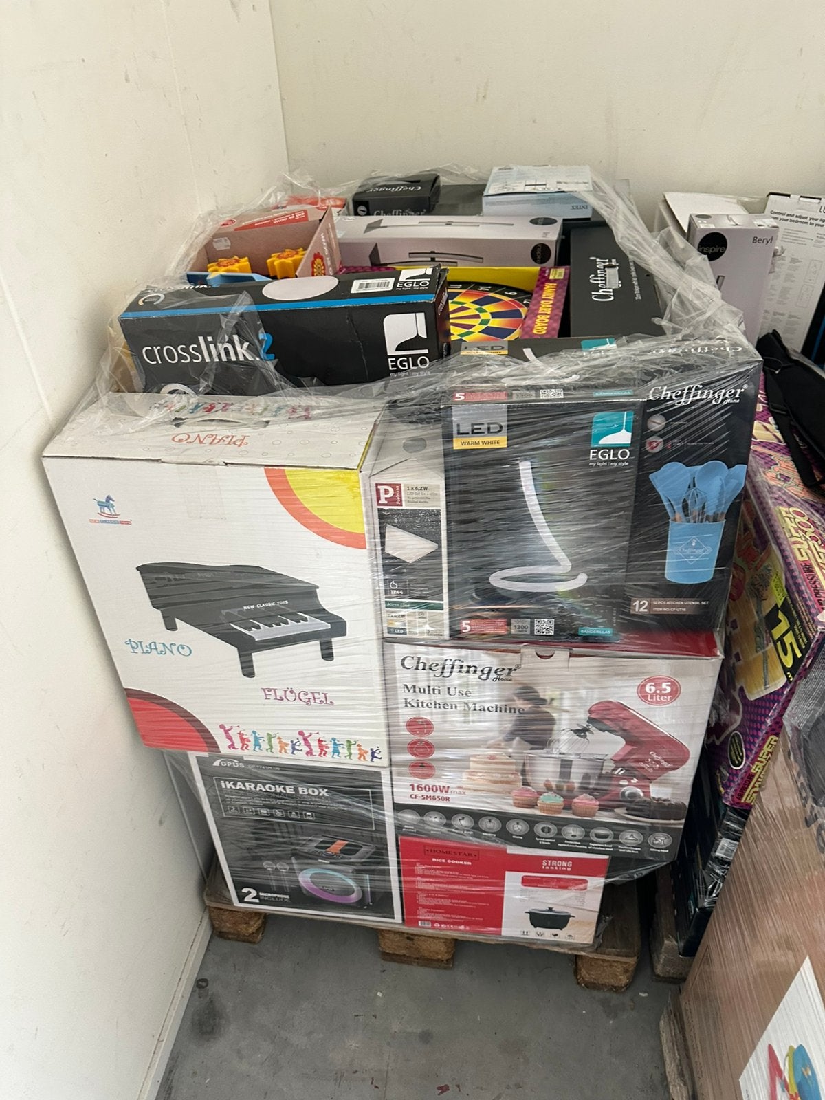 Verschilde mix paletten met niewe producen, Diversen, Ophalen, Zo goed als nieuw