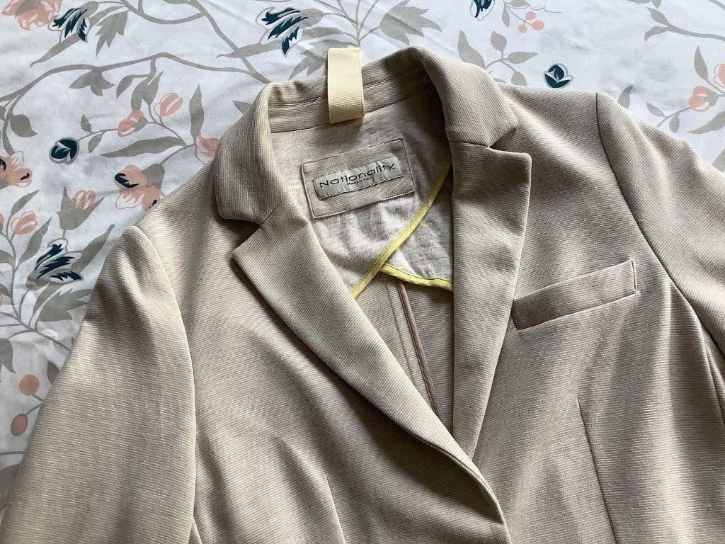 Ecru blazer NATIONALITY - ITALY als nieuw - 40, Ophalen of Verzenden, Zo goed als nieuw