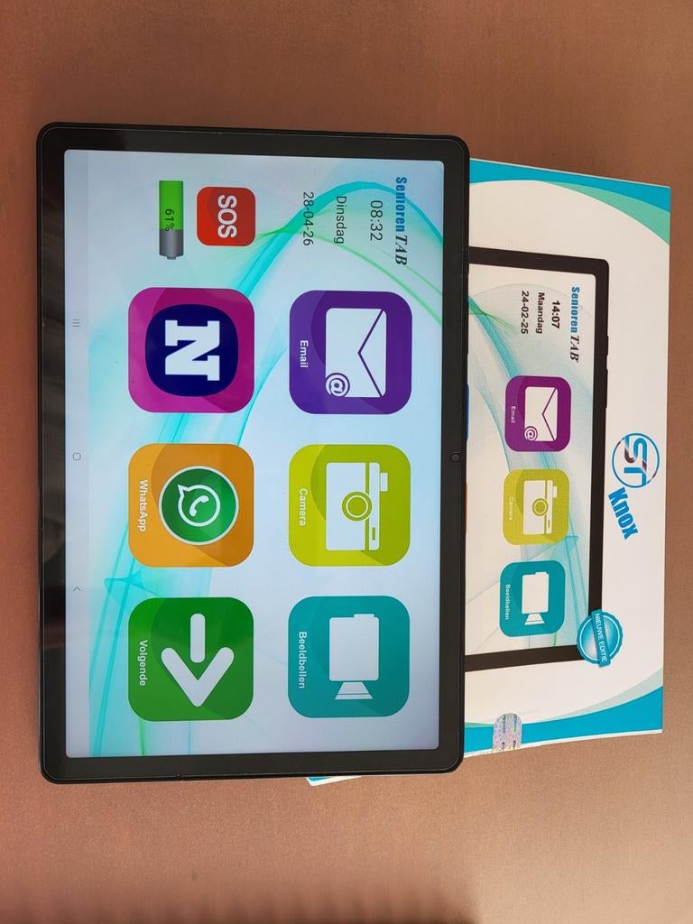 Senioren tablet, Ophalen