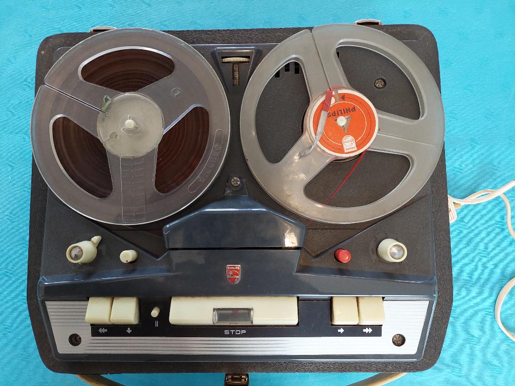MAGNETOPHONE AUDIO A BANDE ANNÉE 1961, Ophalen, Bandrecorder, Met banden
