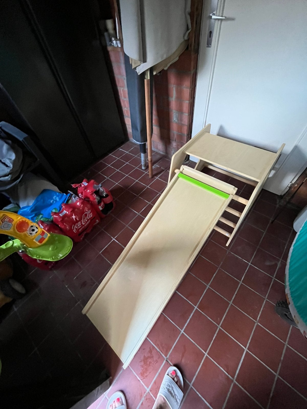 Klimrek met glijbaan, Kinderen en Baby's, Ophalen, Zo goed als nieuw