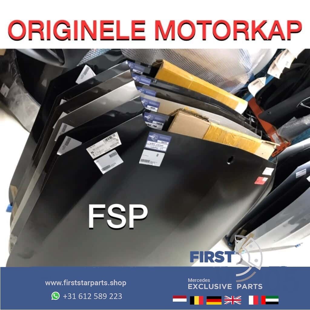 W205 MOTORKAP Mercedes C Klasse 2014-2020 ORIGINEEL C205 S20, Gebruikt, -, Voor, Ophalen of Verzenden