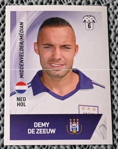 Panini Football 2014 RSC Anderlecht Demy De Zeeuw, Verzamelen, Verzenden, Nieuw, Poster, Plaatje of Sticker