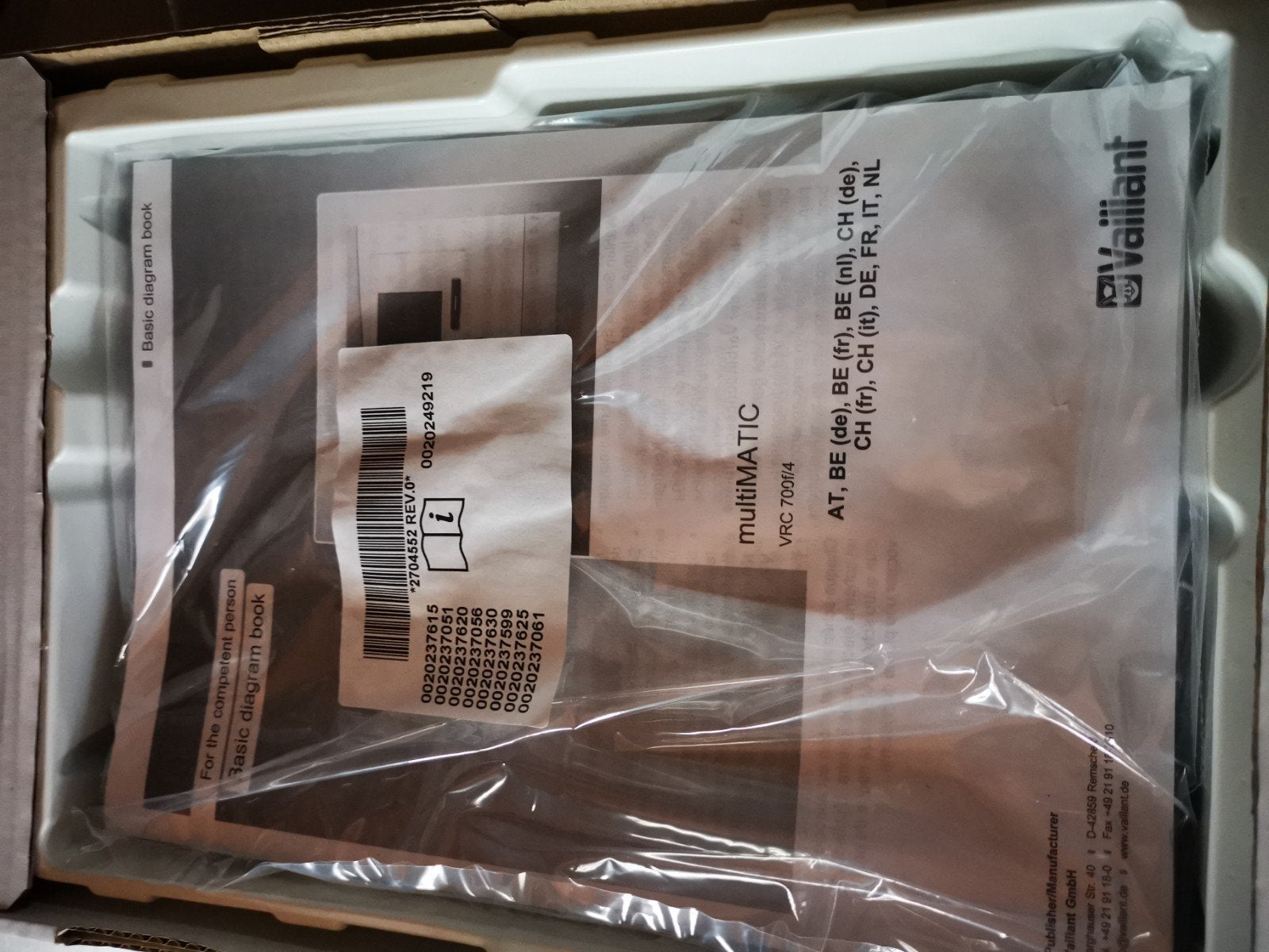 nieuw vaillant thermostaat, Computers en Software, Ophalen, Nieuw
