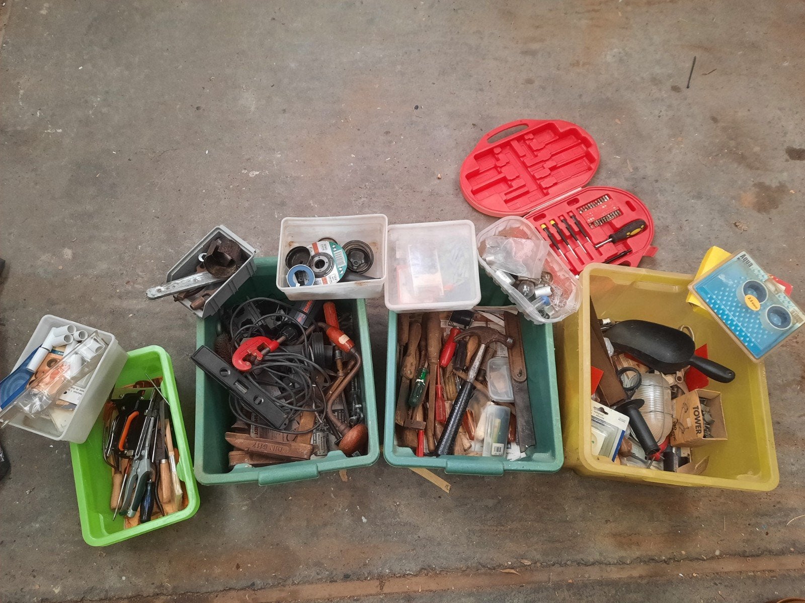 lot van handgereedschap, Ophalen, Gebruikt, Onbekend, Onbekend