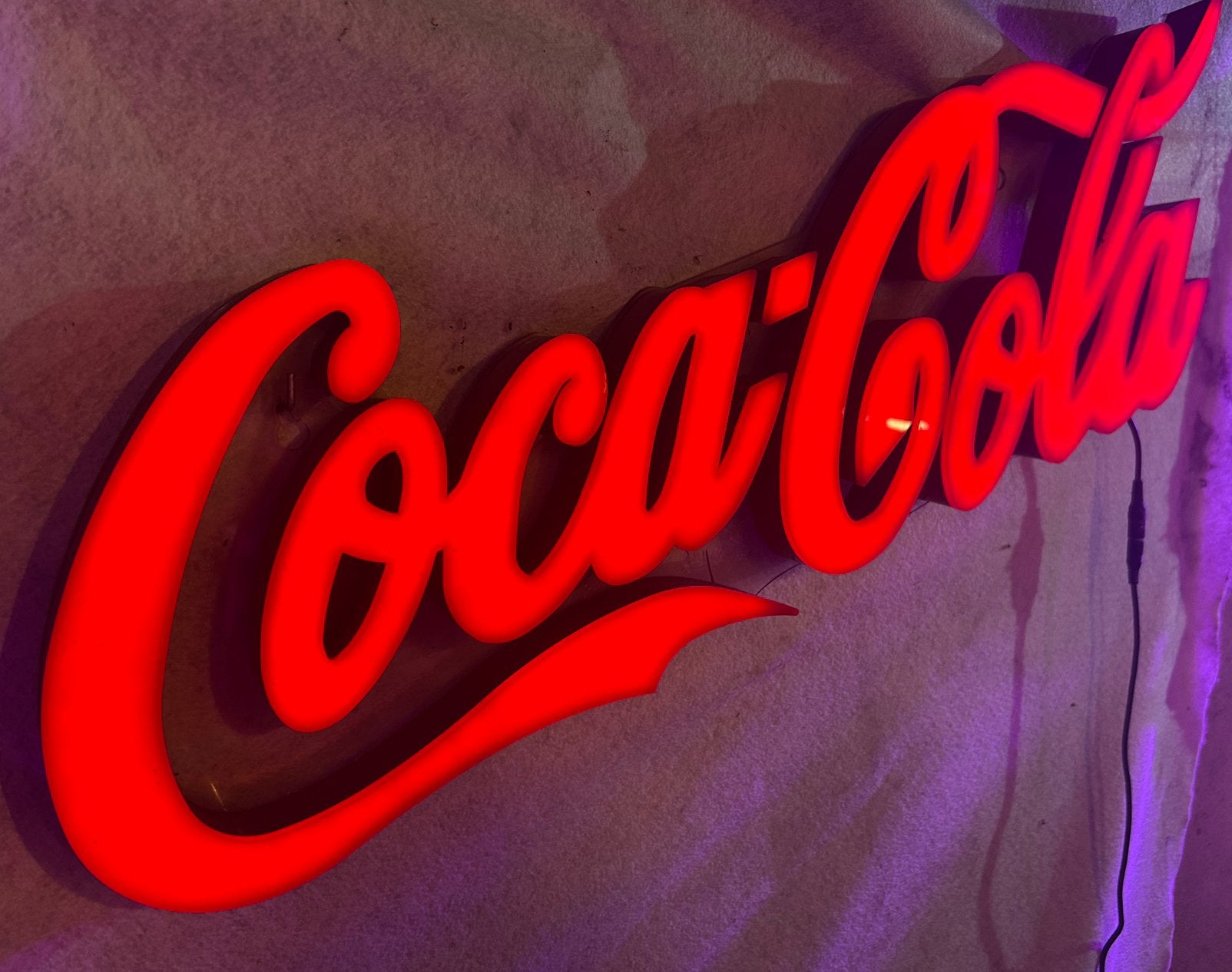 Lichtreclame coca cola