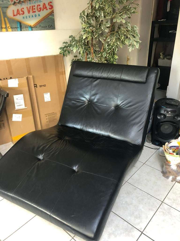 fauteuil relax simili cuir, Enlèvement, Cuir