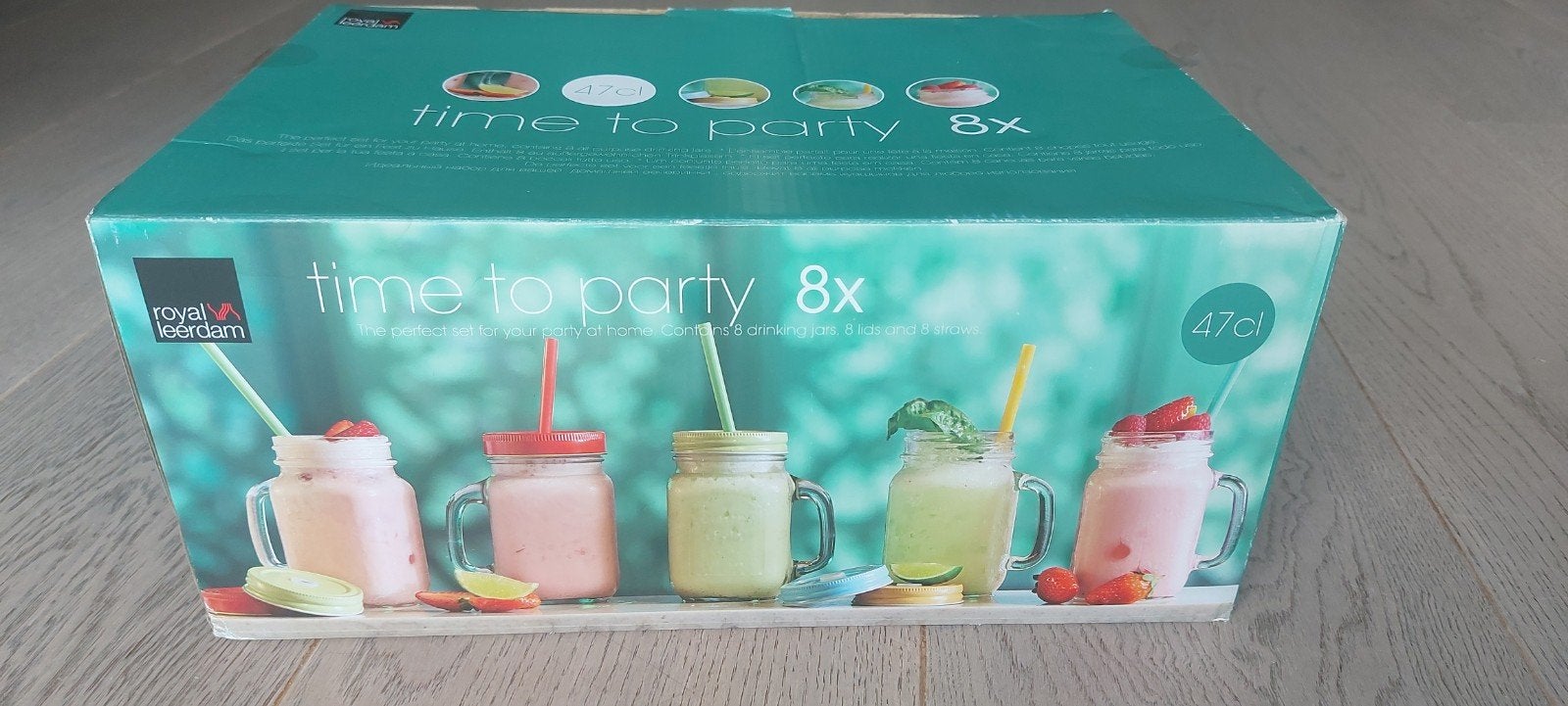 8 nieuwe mason jar drinkglazen, Ophalen
