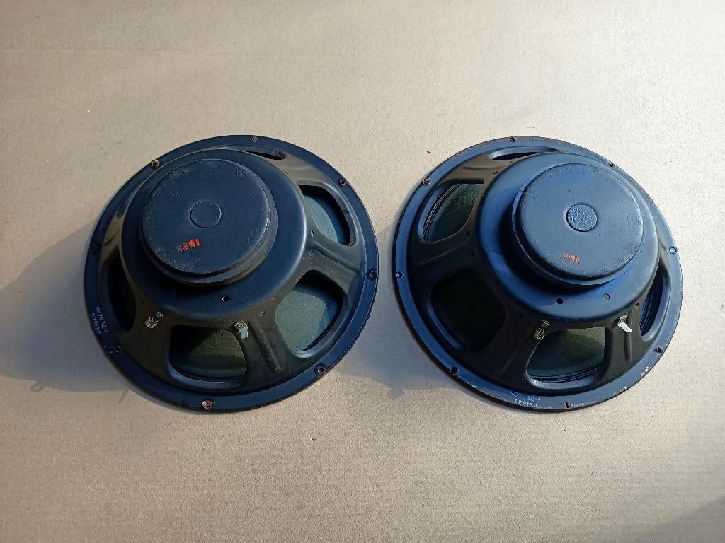 2x 12" Speakers Seeburg Bandshell (1971) jukebox, Verzenden, Seeburg