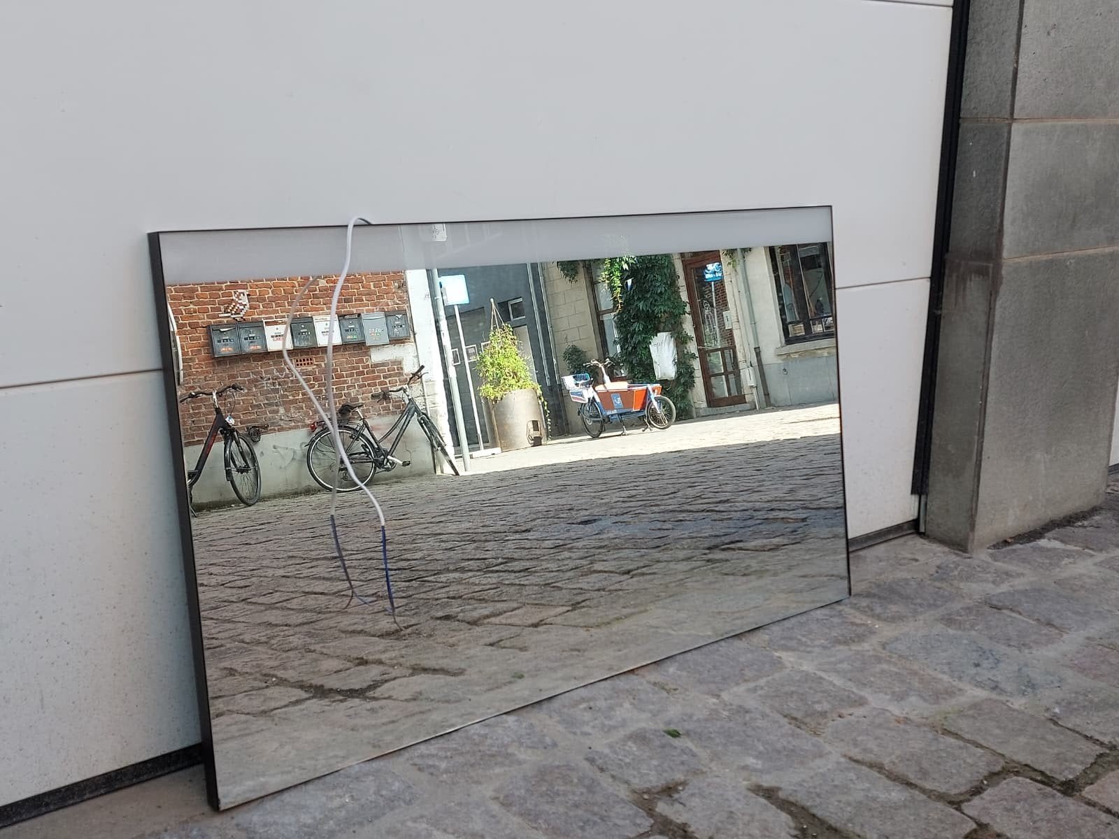 spiegel, Huis en Inrichting, Ophalen, Zo goed als nieuw, Rechthoekig