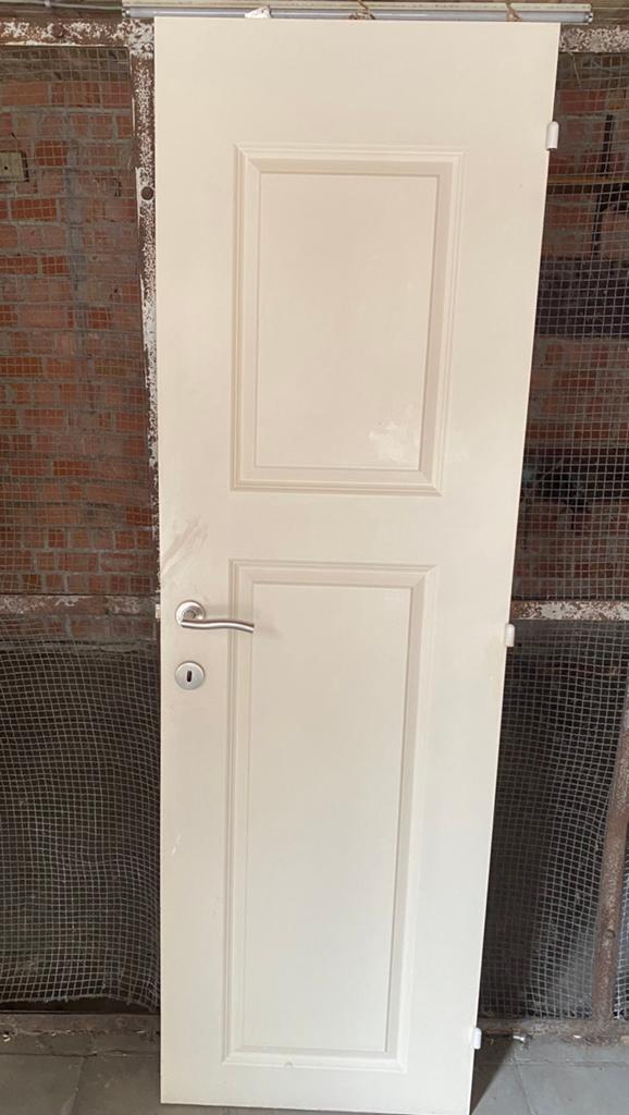 Gratis binnendeur 63 cm op 2 m, Doe-het-zelf en Bouw, Deuren en Vliegenramen, Ophalen of Verzenden, Zo goed als nieuw, Binnendeur