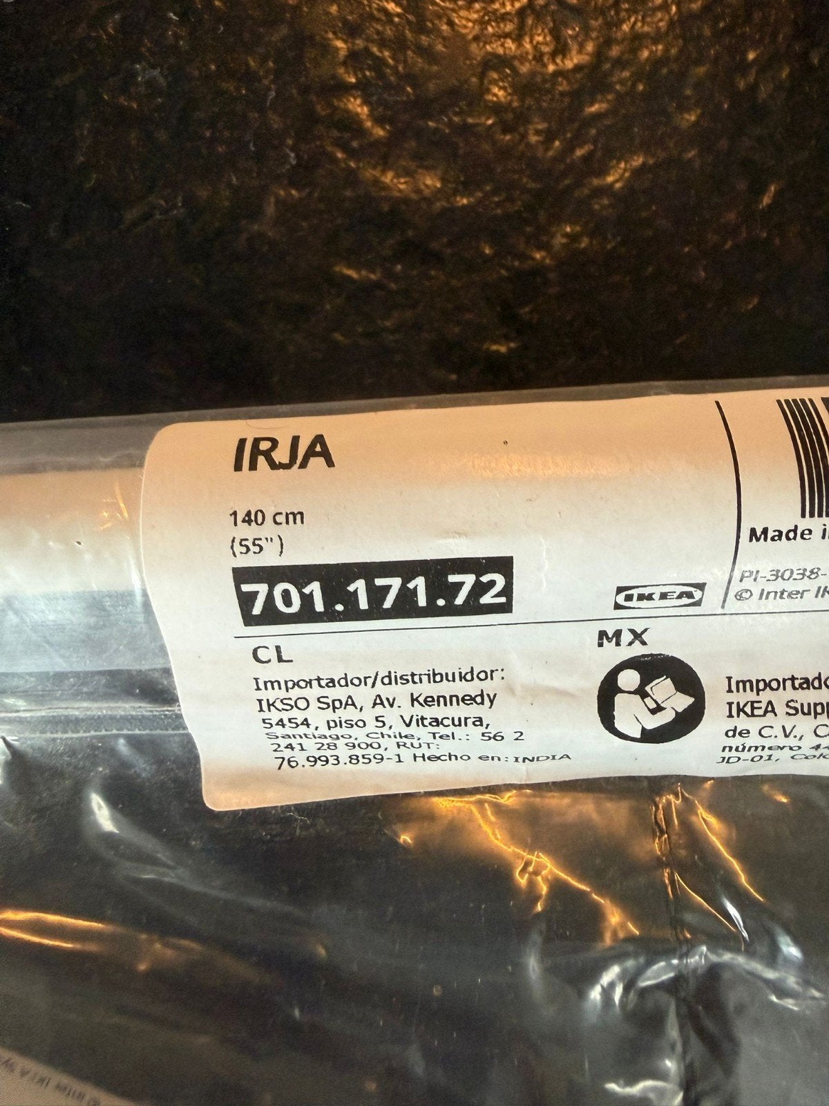 tringle à rideau ikea irja, Enlèvement