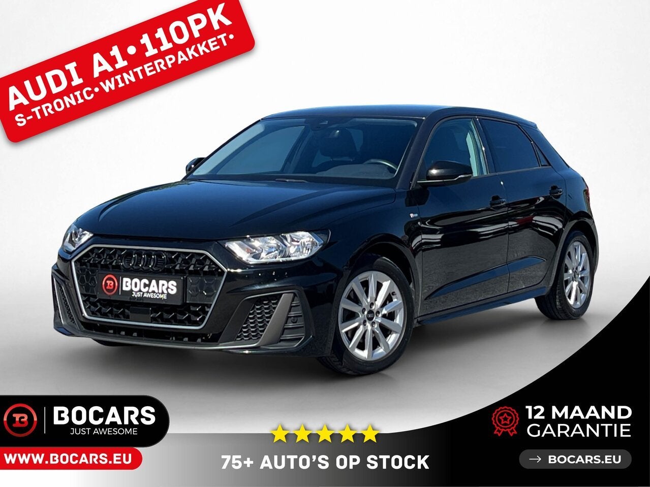 Audi A1 S-Line, Auto's, A1, 0 kg, Zwart, 5 deurs