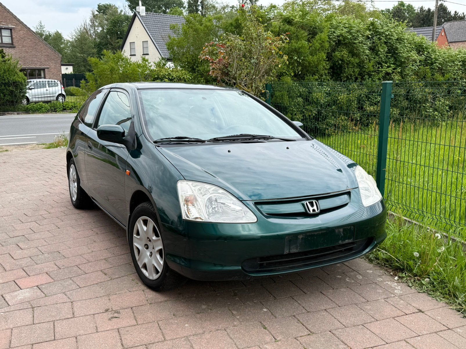 Hondea Civic 1.4 benzine airco, Auto's, Honda, 4 deurs, Stof, Zwart, Bedrijf