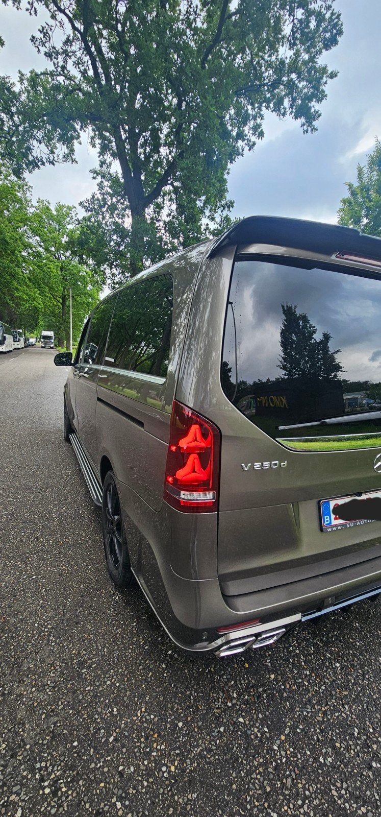 Mercedes V250d 4 matic, Auto's, Automaat, Monovolume, Bruin, Particulier