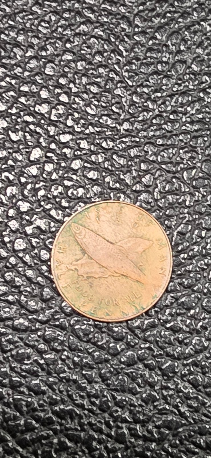 Isle of man ½ penny 1977  KM#40, Ophalen of Verzenden