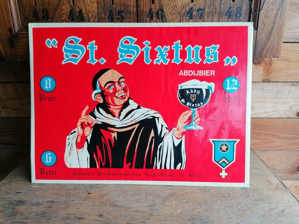 Oudere reklame Sint Sixtus., Verzamelen, Ophalen of Verzenden