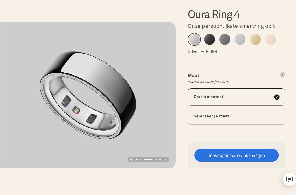Oura ring Gen 4 - splinternieuw, Enlèvement ou Envoi, Neuf, Femme ou Homme