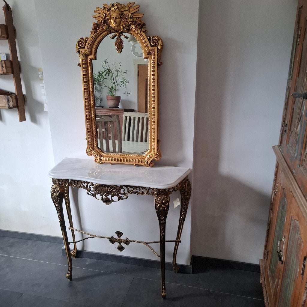 Belle console avec miroir Franklin Mint, Enlèvement