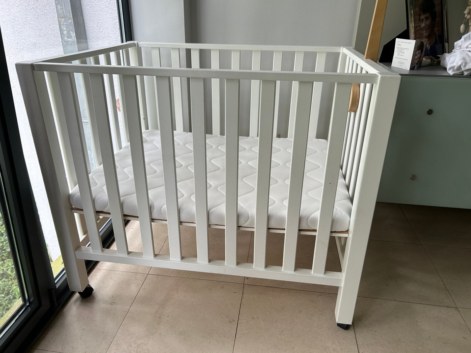 Pericles park en matras en bescherming, Kinderen en Baby's, Ophalen, Zo goed als nieuw, Rechthoekig, In hoogte verstelbaar