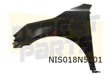 Nissan Qashqai (1/14-5/21) voorscherm Links Origineel! F3101, Neuf, -, -, Garde-boue