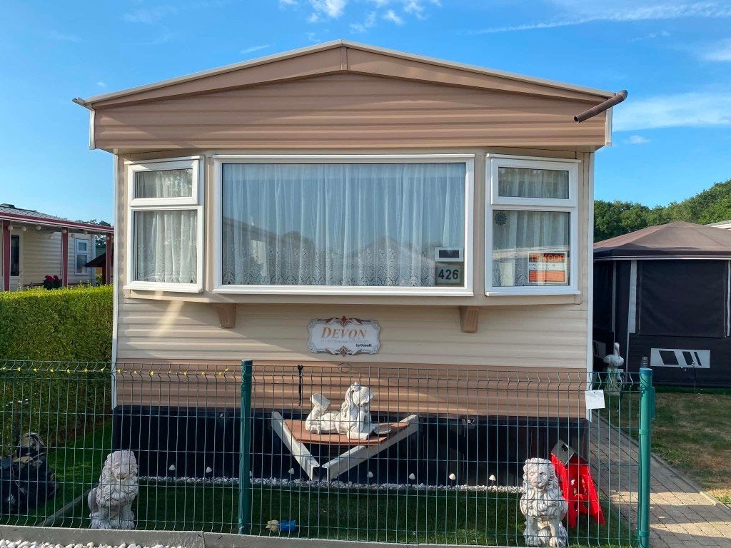 Stacaravan camping heultje, Caravans en Kamperen, Stacaravans, Tot en met 2