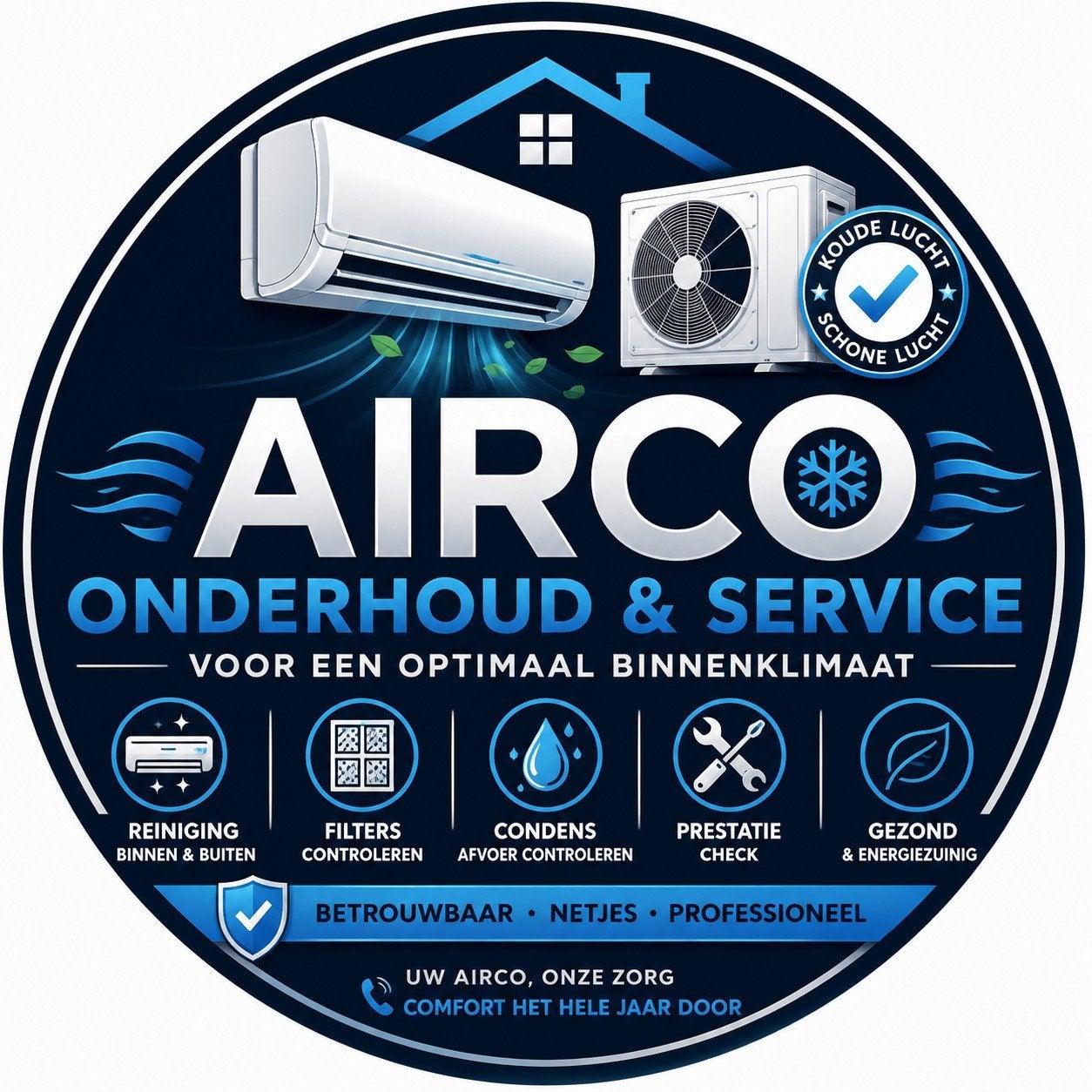 ️ AIRCO ONDERHOUD VANAF €120 – FRIS, PROPER & PROFESSIONEEL, Ophalen of Verzenden