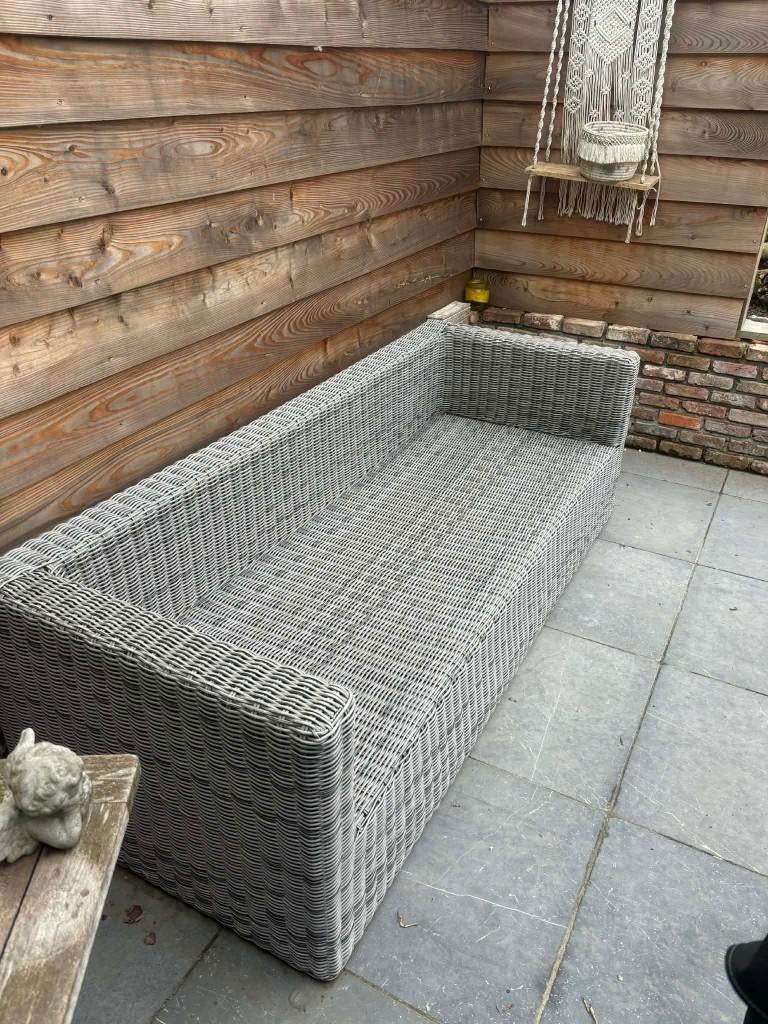Loungezetel, Tuin en Terras, Tuinbanken, Ophalen, Gebruikt, Rotan