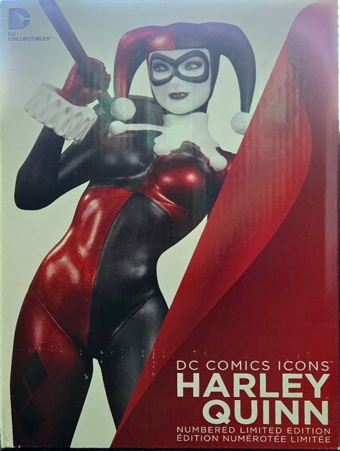 DC Comics Icons Statue Figure Jester Harley Quinn, Verzamelen, Poppetjes en Figuurtjes, Ophalen of Verzenden, Nieuw