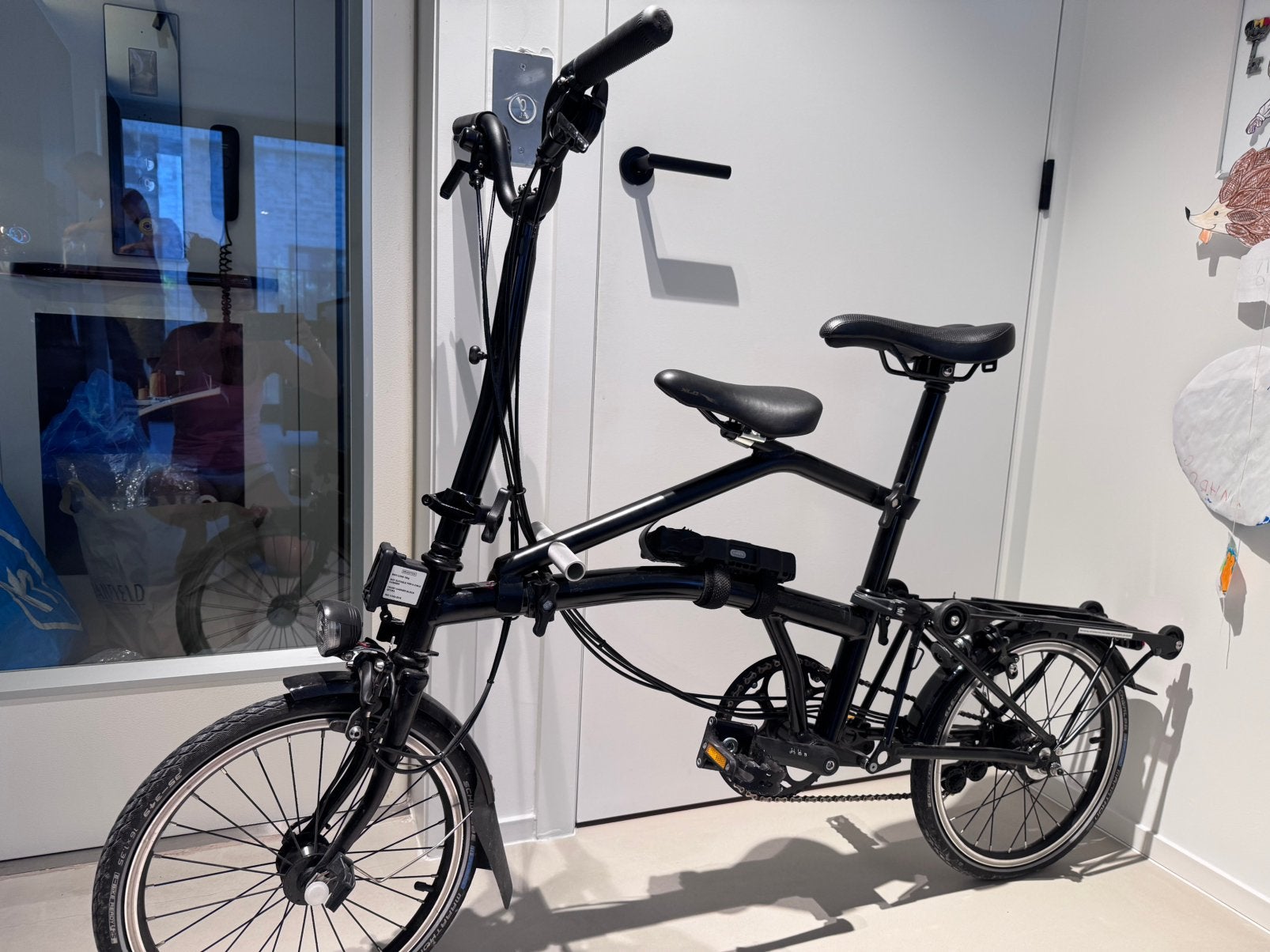 Brompton kinderzitje, Ophalen, Zo goed als nieuw, Brompton