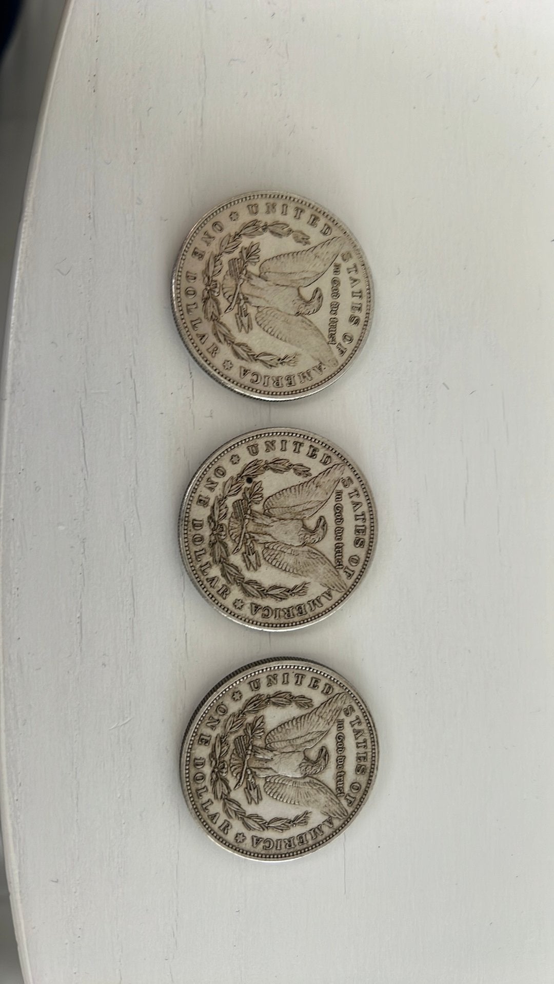 Morgan dollars, Postzegels en Munten, Ophalen