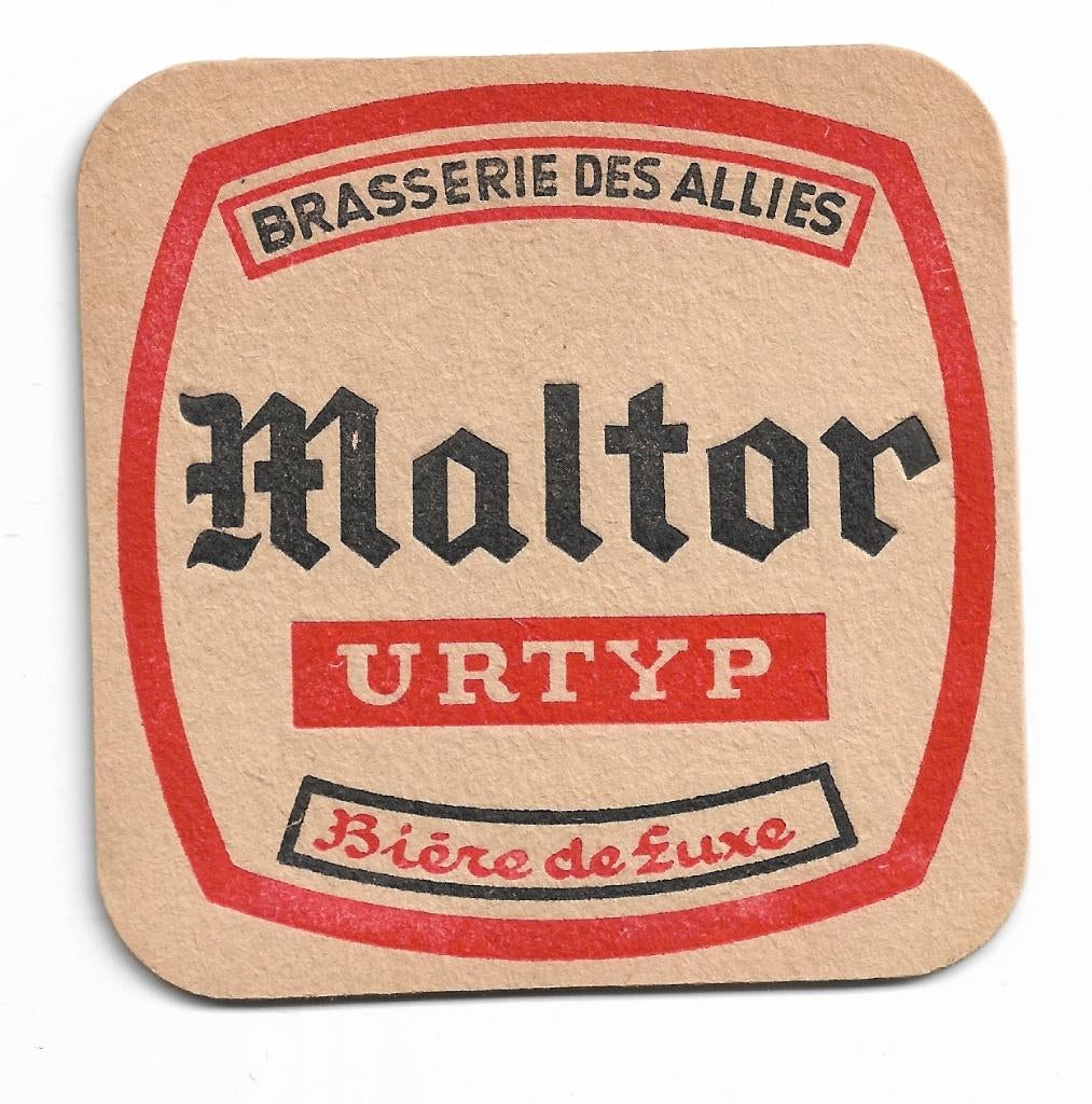 sous bock Alliés, Collections, Marques de bière, Enlèvement ou Envoi, Comme neuf, Sous-bock