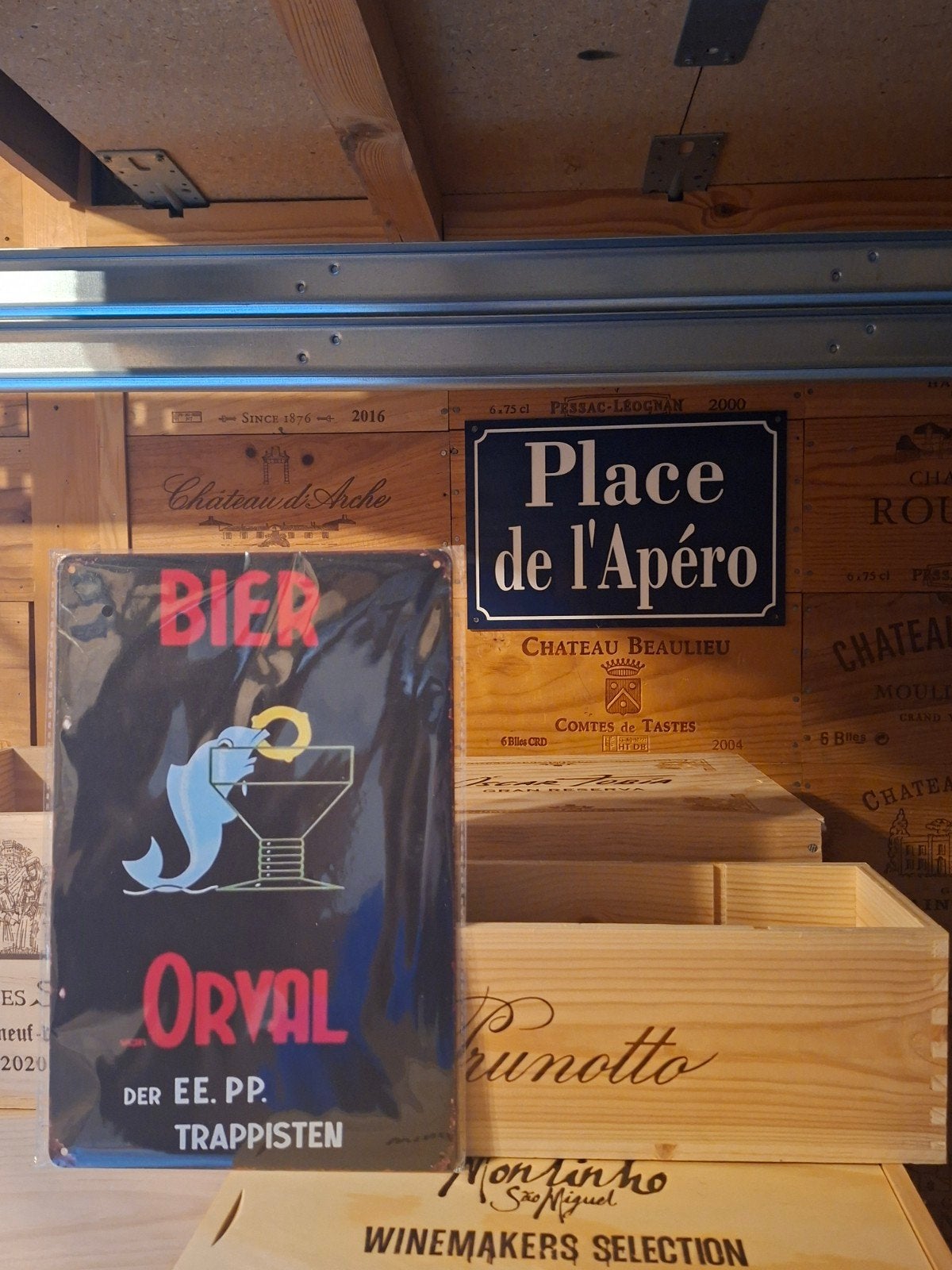 Orval tôle 30x20cm déco Mural bar cave à bières collection, Ophalen