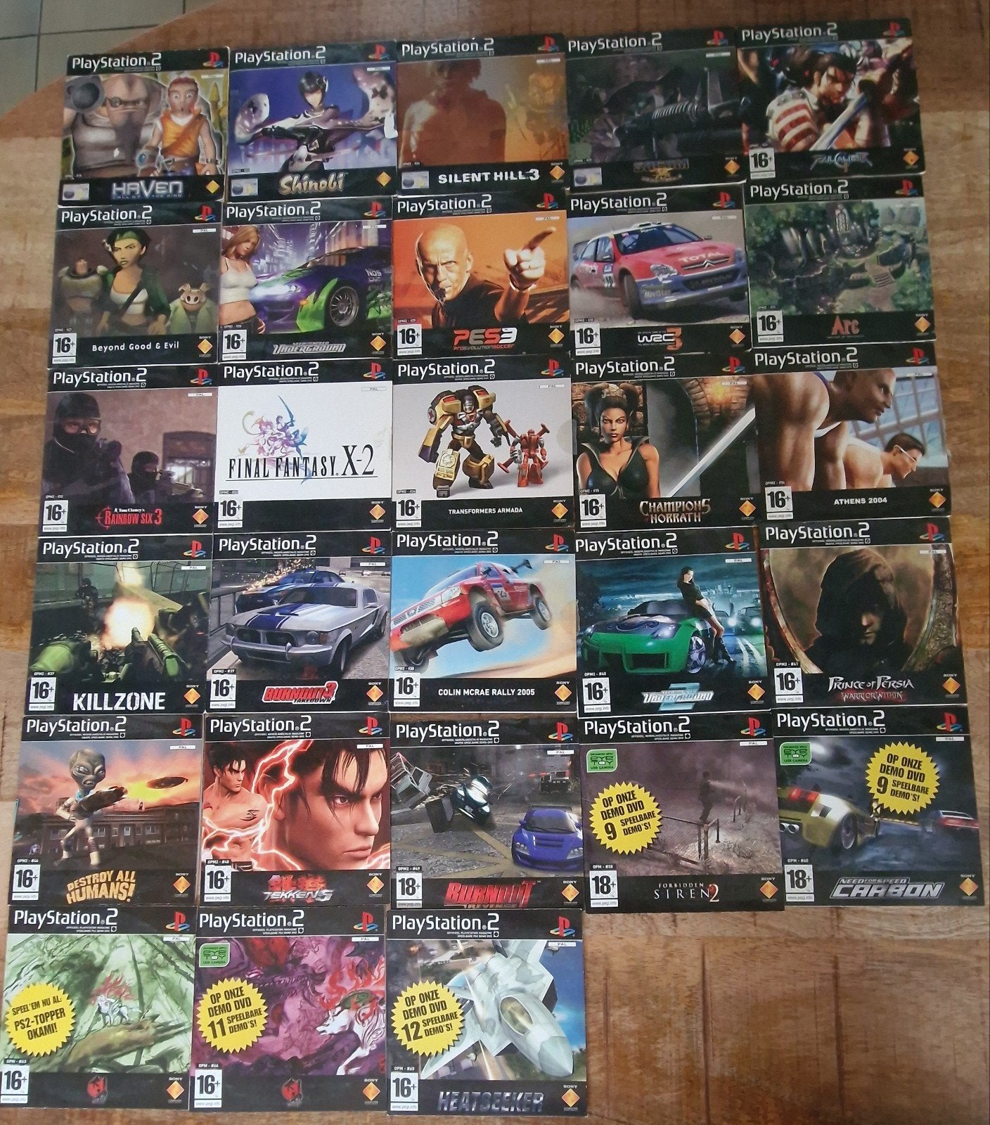 Unieke Partij NL OPM2 PlayStation 2 Demo Discs (28 stuks), Ophalen of Verzenden, Gebruikt, Sport