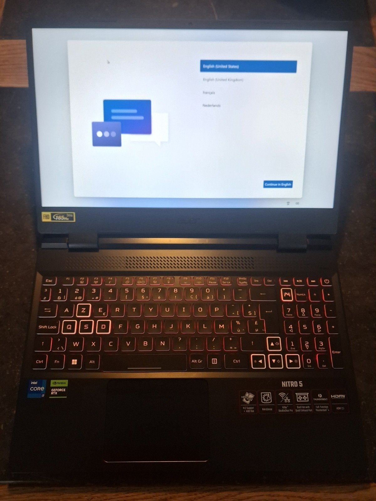 Acer Nitro 5 Gaming Laptop i7-12700H – RTX 4060, Ophalen, Met videokaart, 15 inch, Acer Nitro