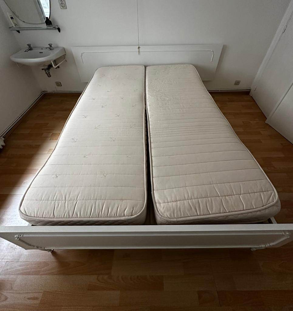 Tweepersoonsbed, Huis en Inrichting, Ophalen, Tweepersoons, Zo goed als nieuw, 200 cm