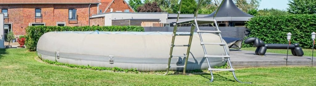 Piscine Zodiac Winky 6 + terrasse en IP, Jardin & Terrasse, 300 cm ou plus, Rond, Enlèvement, Utilisé