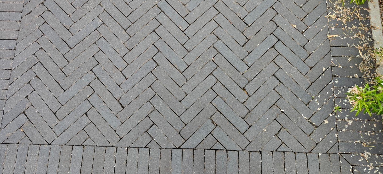 Pavés en terre cuite noire (format valse/valse), Jardin & Terrasse, Enlèvement