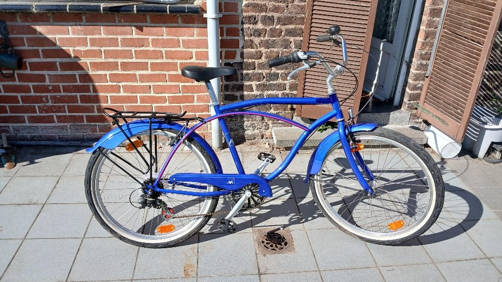 velo americain , 26p.7 vit .tout ok liege, Frein sur jante, Enlèvement, Utilisé, Décathlon