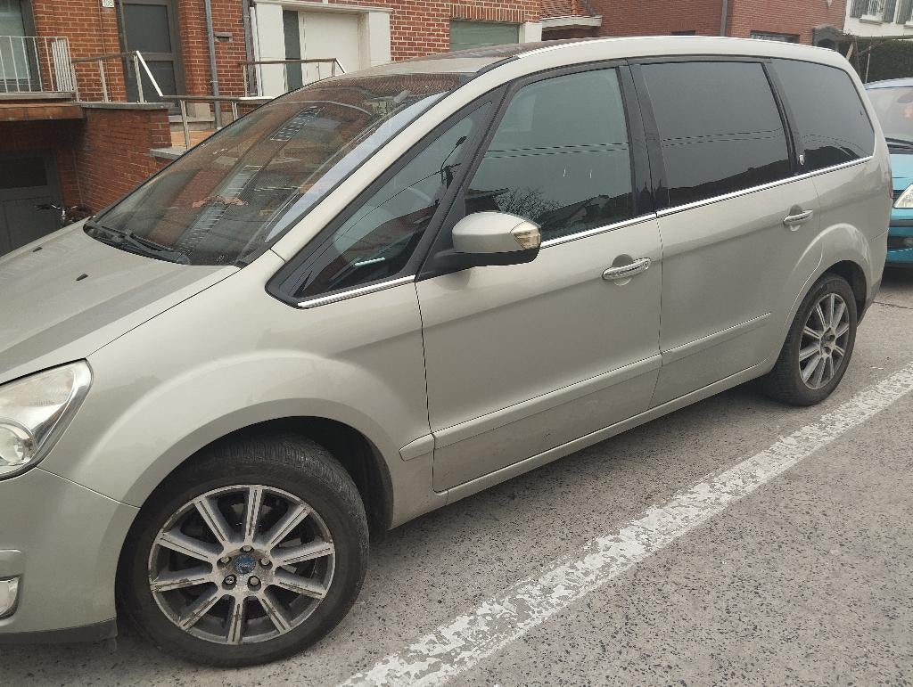 Ford Galaxy 2009, Auto's, Ford, Monovolume, Zwart, Leder, 5 deurs
