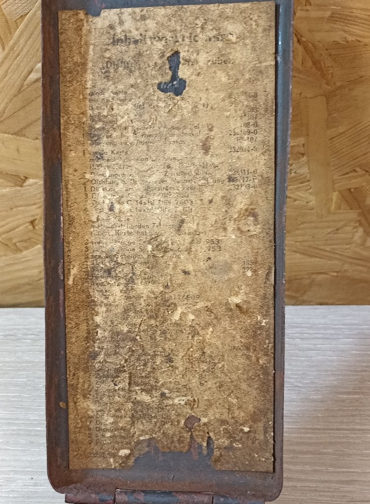 Rare coffret Allemand AUTO UNION/DKW poinçons 3 tailles ww2, Verzenden, Landmacht, Overige typen