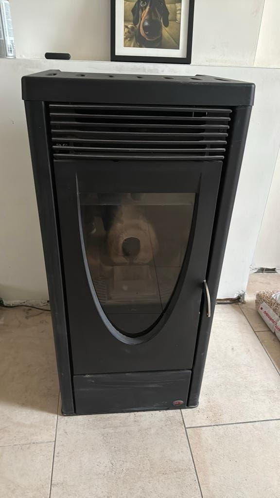 Pellet kachel 8kw, Huis en Inrichting, Kachels, Ophalen, Zo goed als nieuw