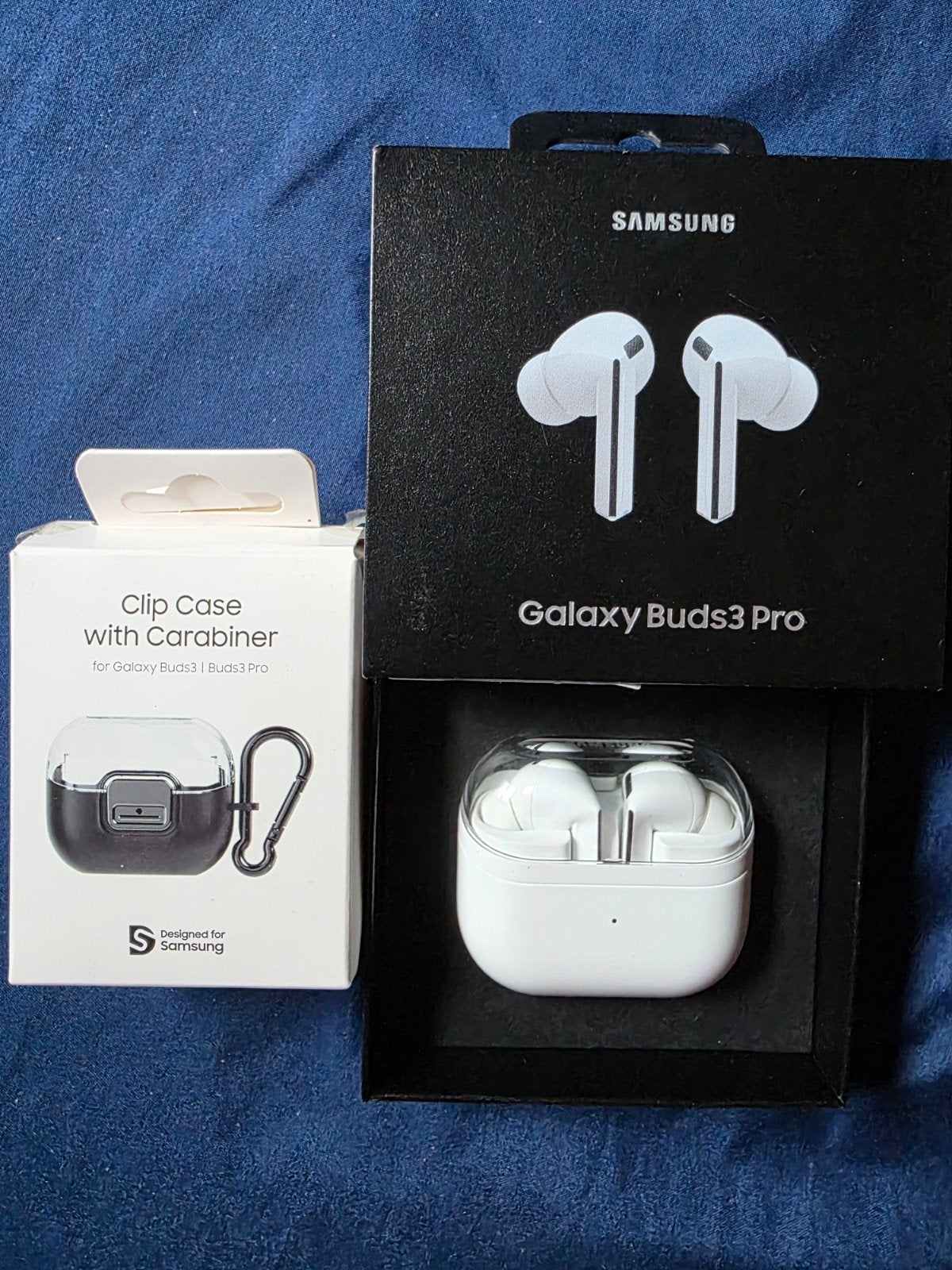 Samsung galaxy buds 3pro white + Samsung cover, Télécoms, Téléphonie mobile | Écouteurs, Blanc, Intra-auriculaires (Earbuds), Réduction active du bruit